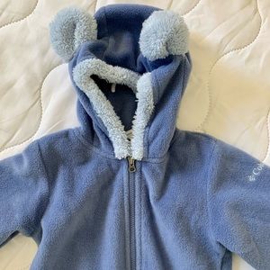 Columbia fleece bear bunting